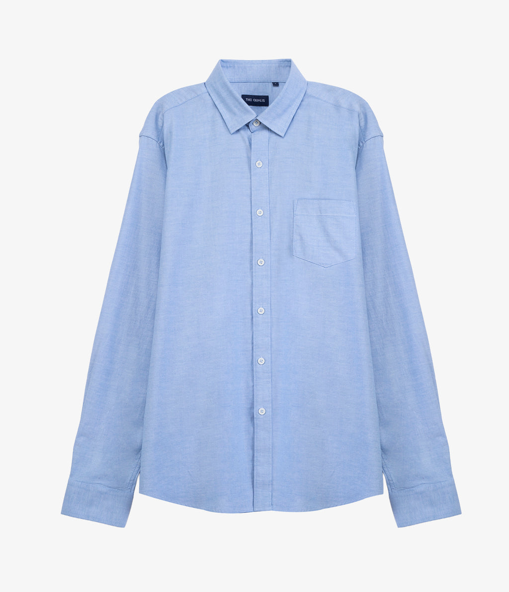 Camisa Hombre Oxford Regent M/Larga Celeste