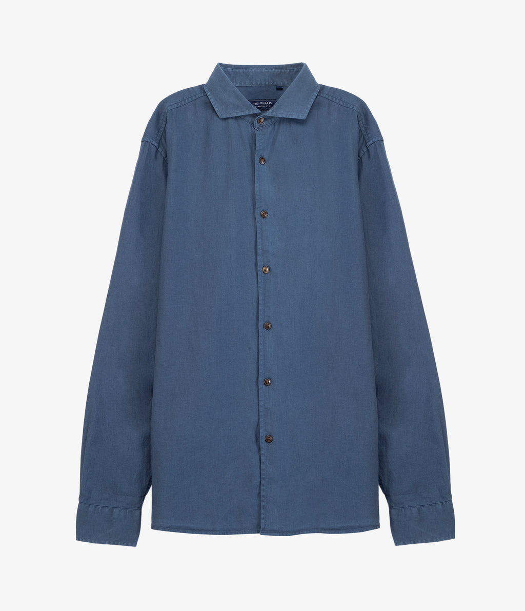 Camisa Hombre Silven M/Larga Azul
