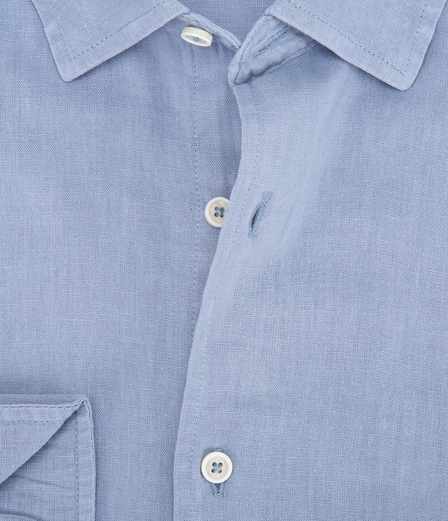 Camisa Hombre Tom  M/Larga Celeste