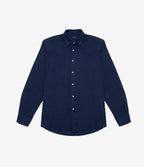 Camisa Hombre Tom  M/Larga Azul Oscuro