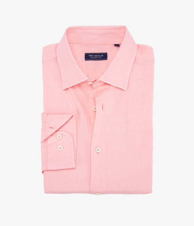 Camisa Hombre Tom M/Larga Naranjo