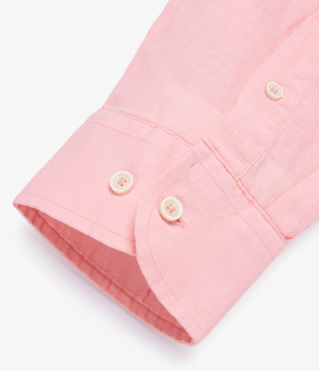 Camisa Hombre Tom M/Larga Naranjo