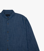 Camisa Hombre Denim Manga Larga Azul Steven