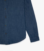 Camisa Hombre Denim Manga Larga Azul Steven