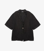 Camisa Mujer 100% Lino Capella Negro