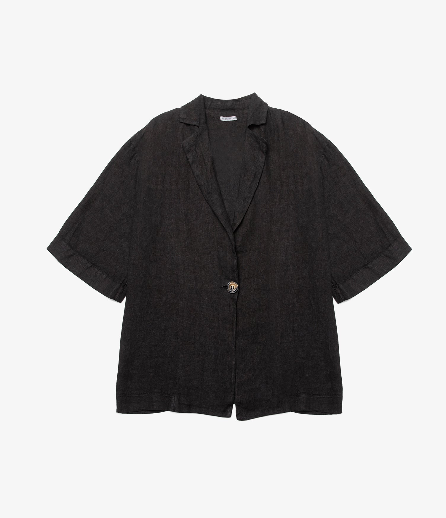 Camisa Mujer 100% Lino Capella Negro