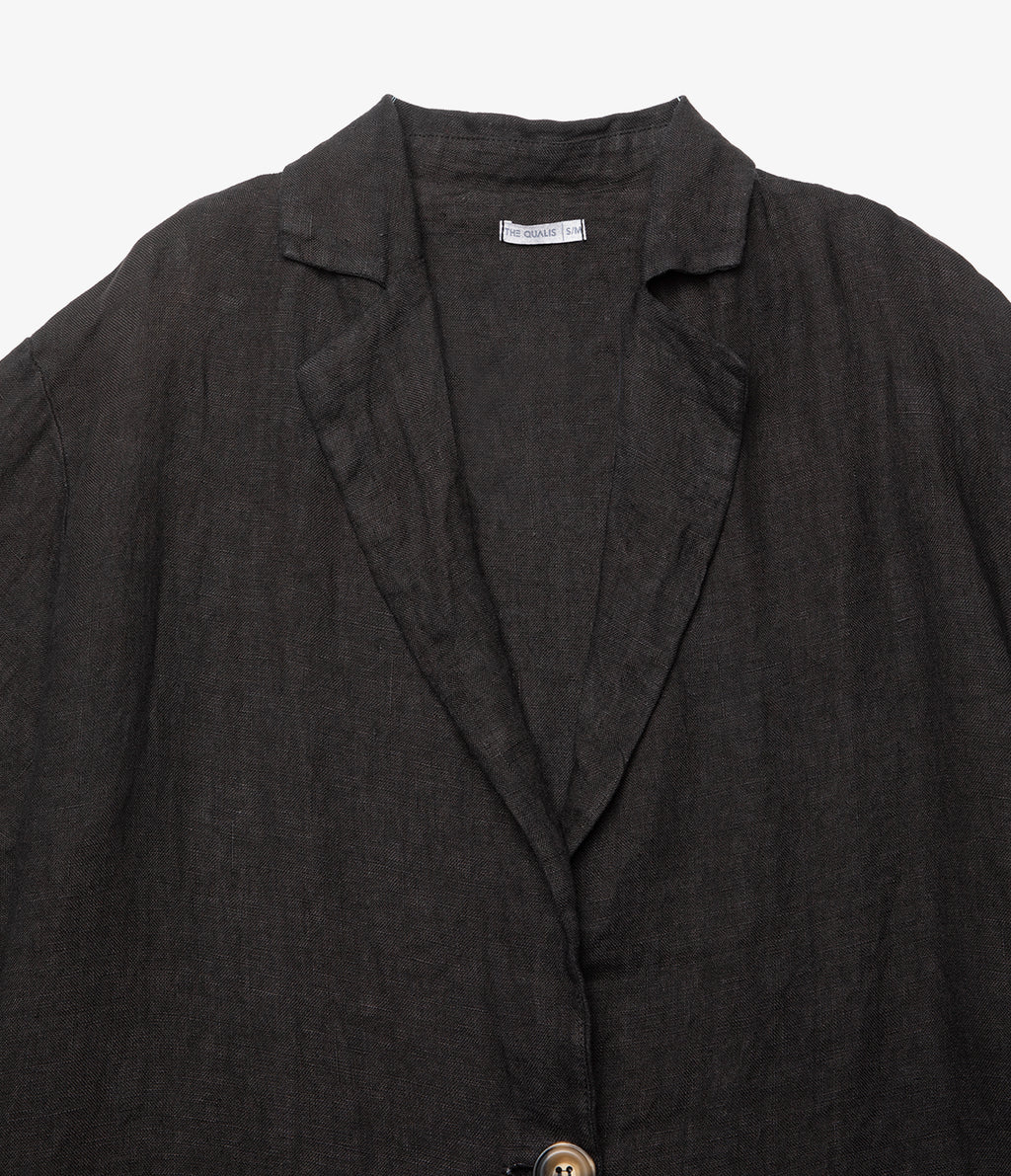 Camisa Mujer 100% Lino Capella Negro