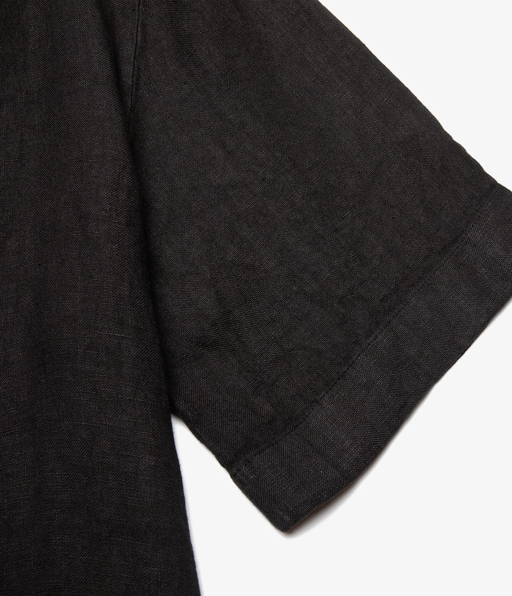 Camisa Mujer 100% Lino Capella Negro