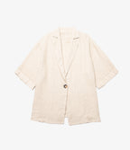 Camisa Mujer 100% Lino Capella Beige