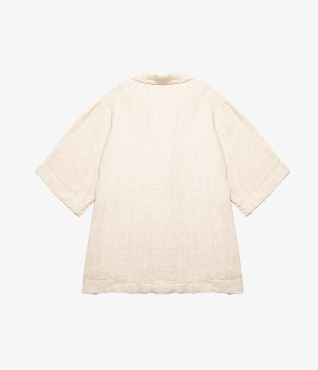 Camisa Mujer 100% Lino Capella Beige