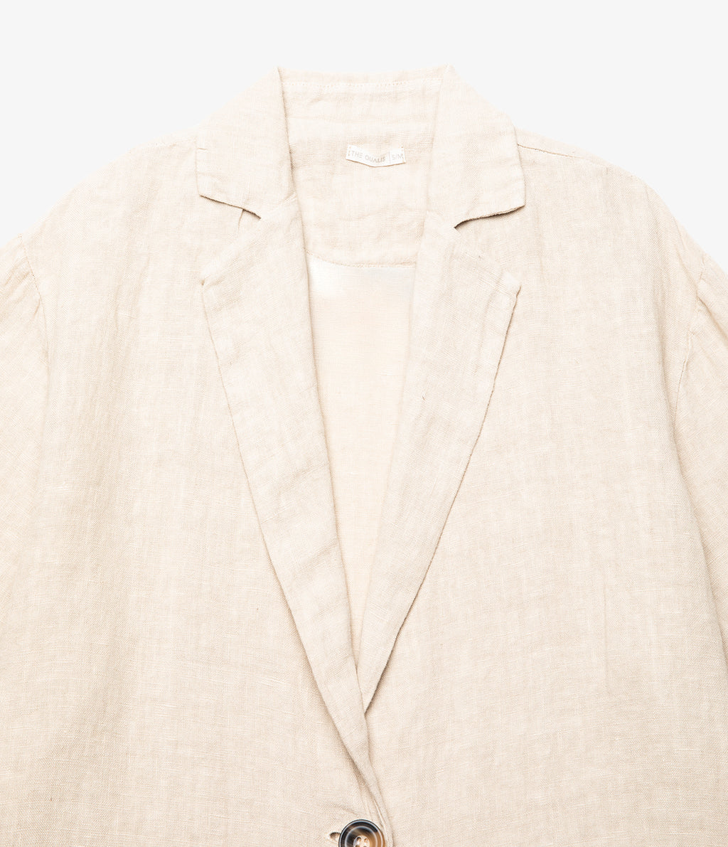 Camisa Mujer 100% Lino Capella Beige