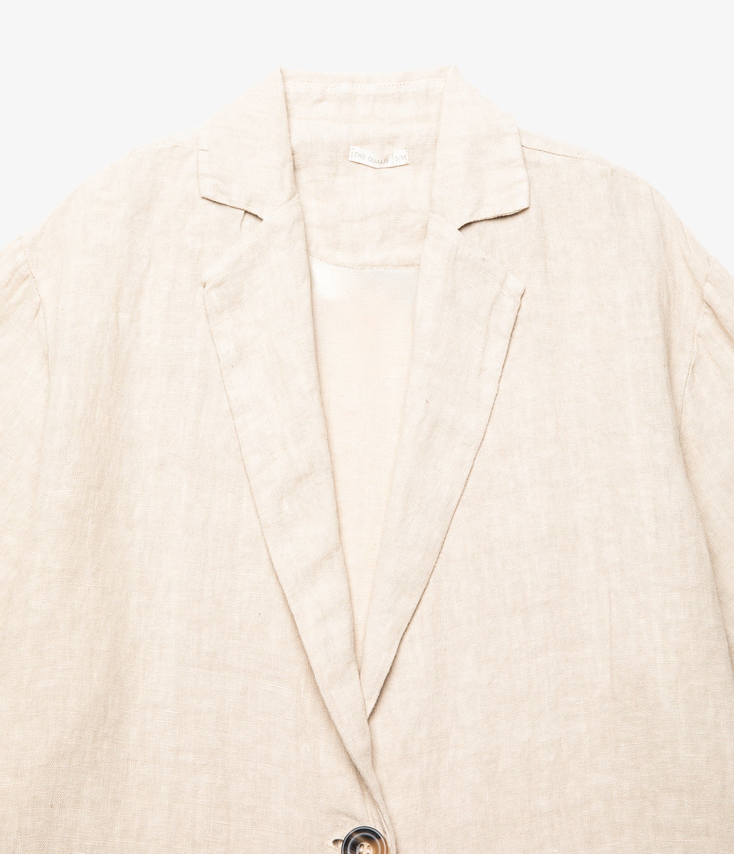 Camisa Mujer 100% Lino Capella Beige
