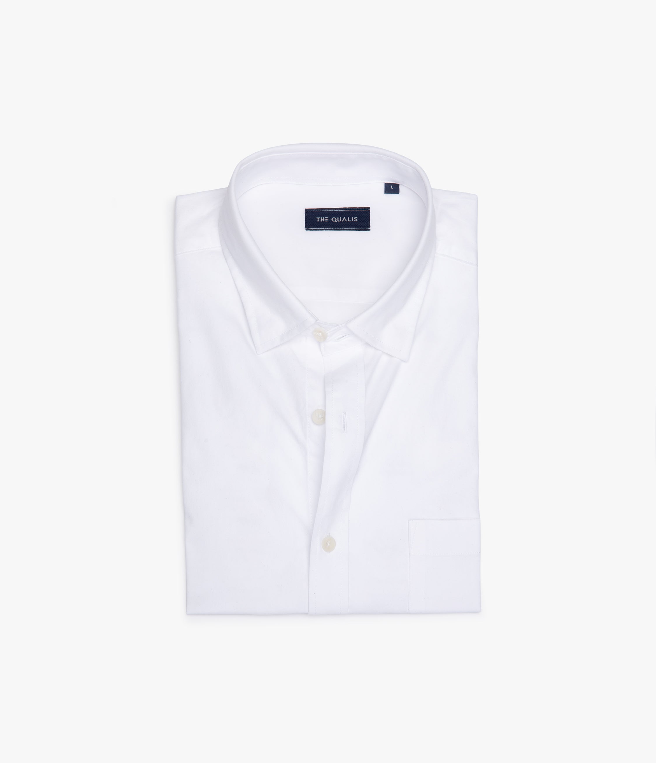 Camisa Hombre Oxford Manga Larga Elio Blanco