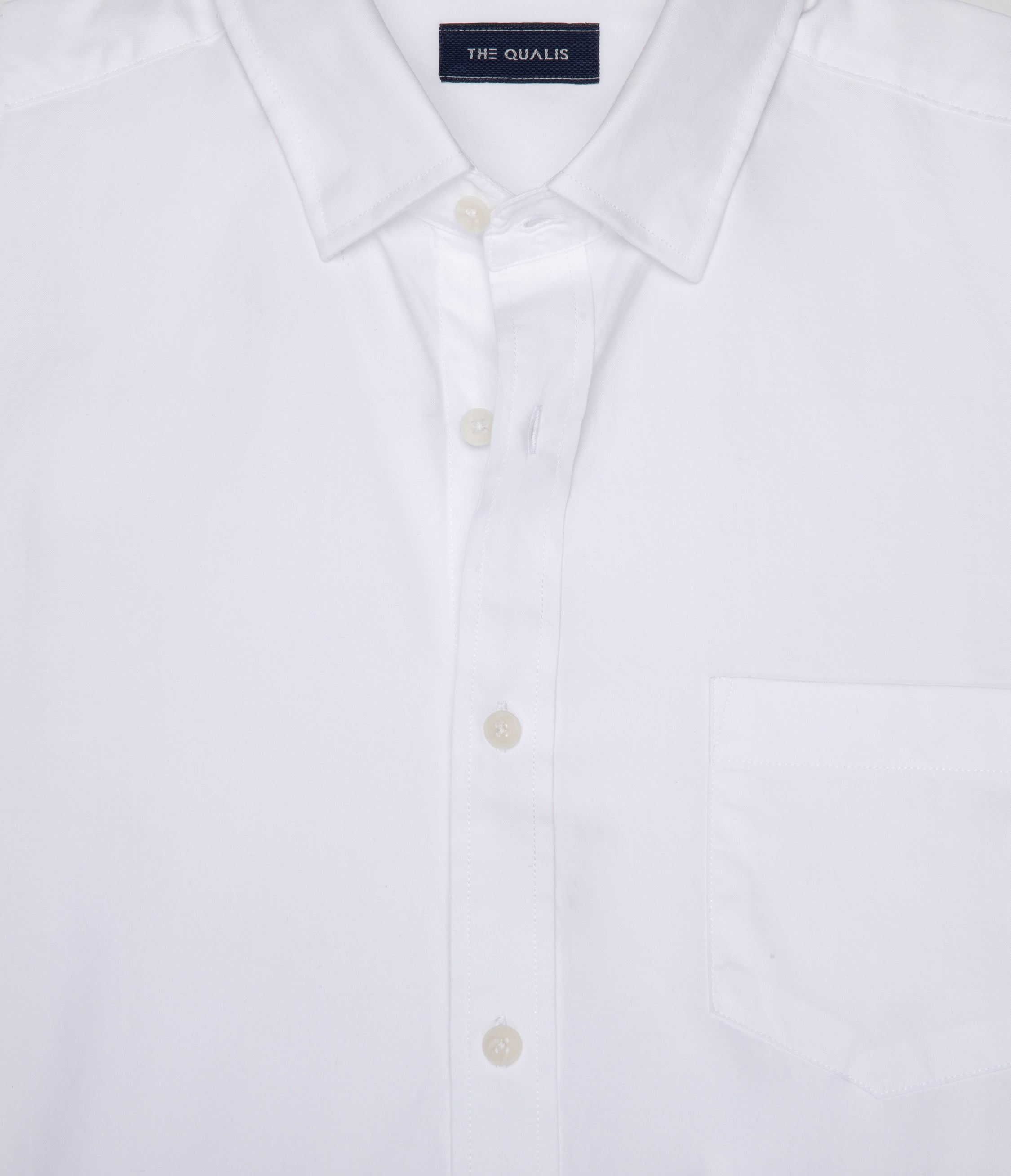 Camisa Hombre Oxford Manga Larga Elio Blanco