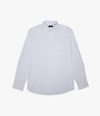 Camisa Hombre Oxford Manga Larga Elio Blanco