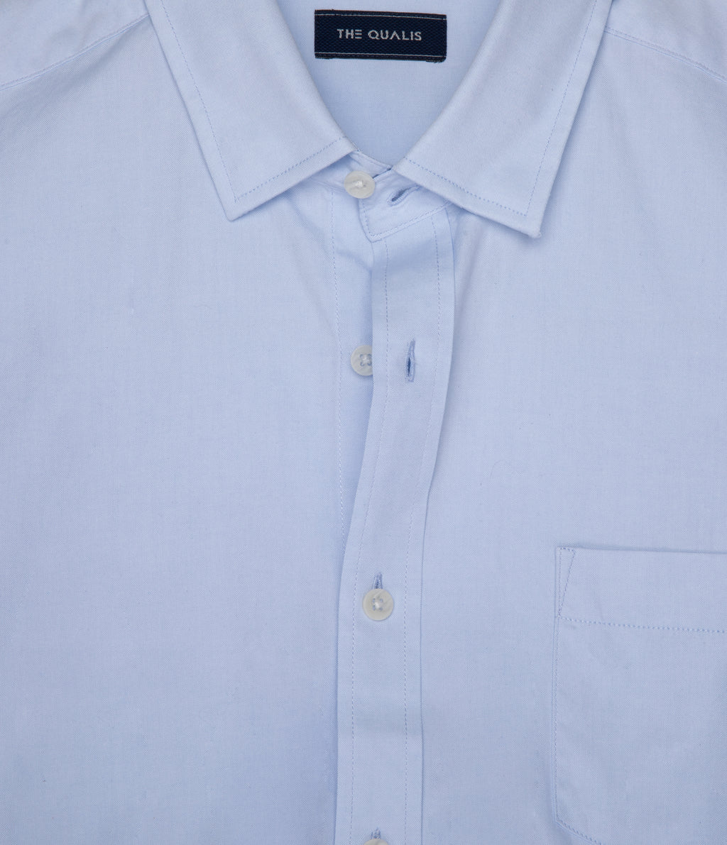 Camisa Hombre Oxford Manga Larga Elio Azul