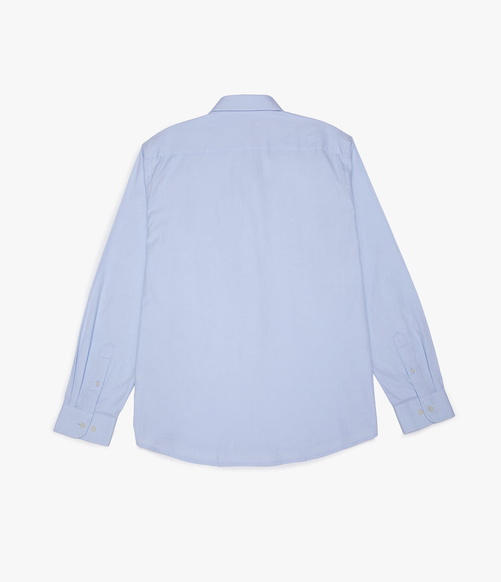 Camisa Hombre Oxford Manga Larga Elio Azul