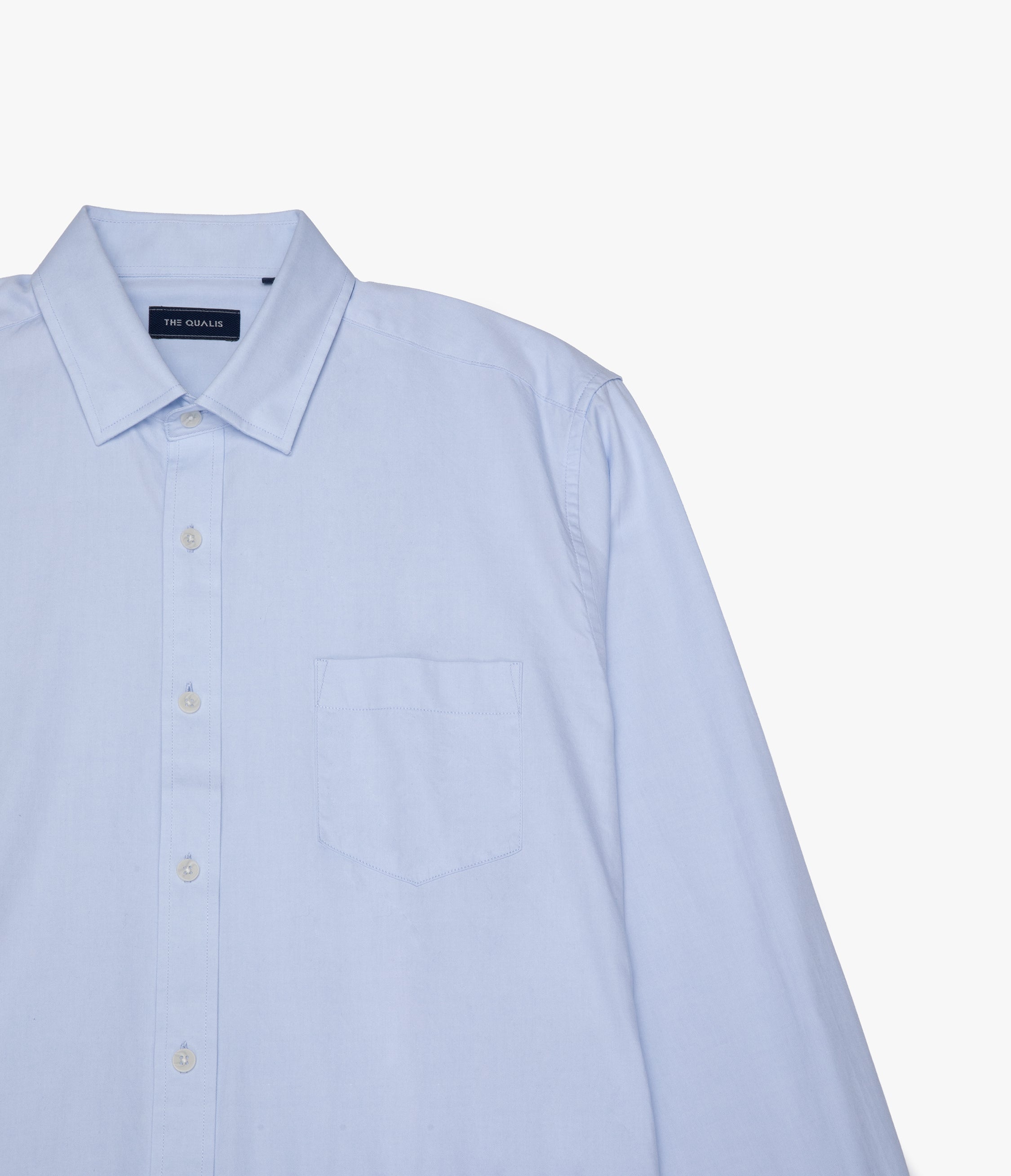 Camisa Hombre Oxford Manga Larga Elio Azul