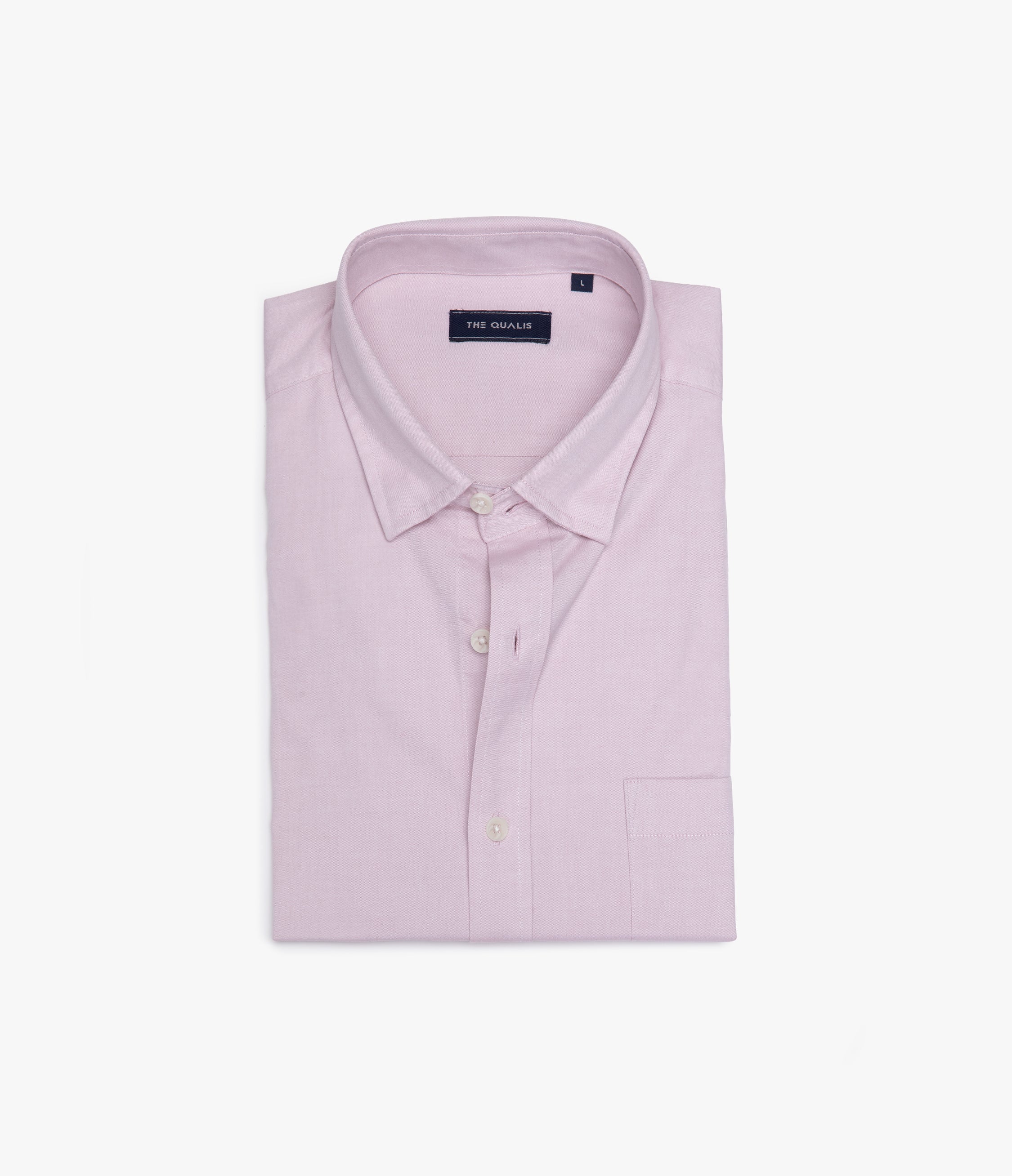 Camisa Hombre Oxford Manga Larga Elio Rojo
