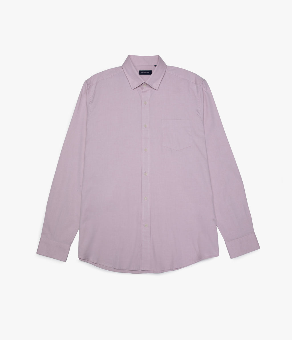 Camisa Hombre Oxford Manga Larga Elio Rojo