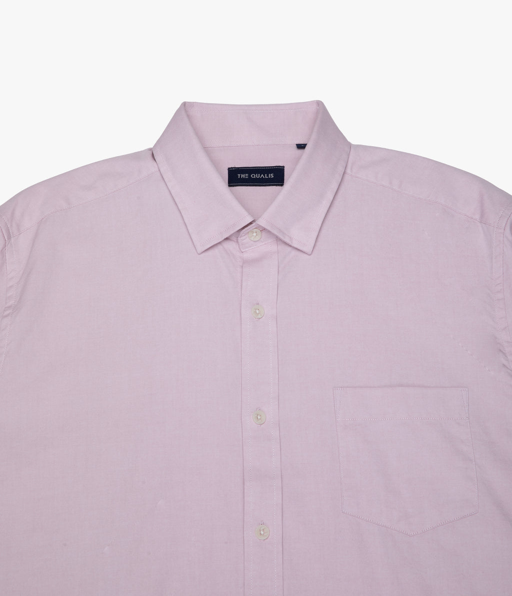 Camisa Hombre Oxford Manga Larga Elio Rojo