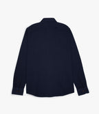 Camisa Hombre Waffle Manga Larga Azul Marino Matias