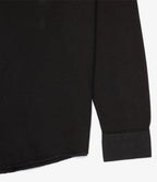 Camisa Hombre Waffle Manga Larga Negro Matias