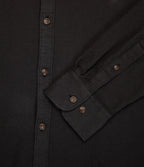 Camisa Hombre Waffle Manga Larga Negro Matias