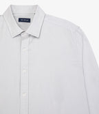 Camisa Hombre Tencell Manga Larga Gris Claro Leo