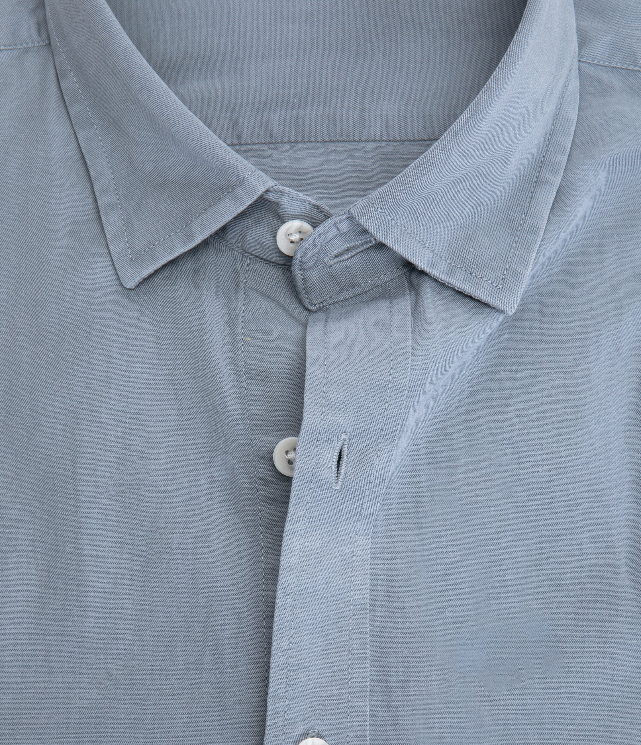 Camisa Hombre Tencell Manga Larga Celeste Leo