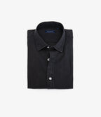 Camisa Hombre Tencell Manga Larga Gris Marengo Leo