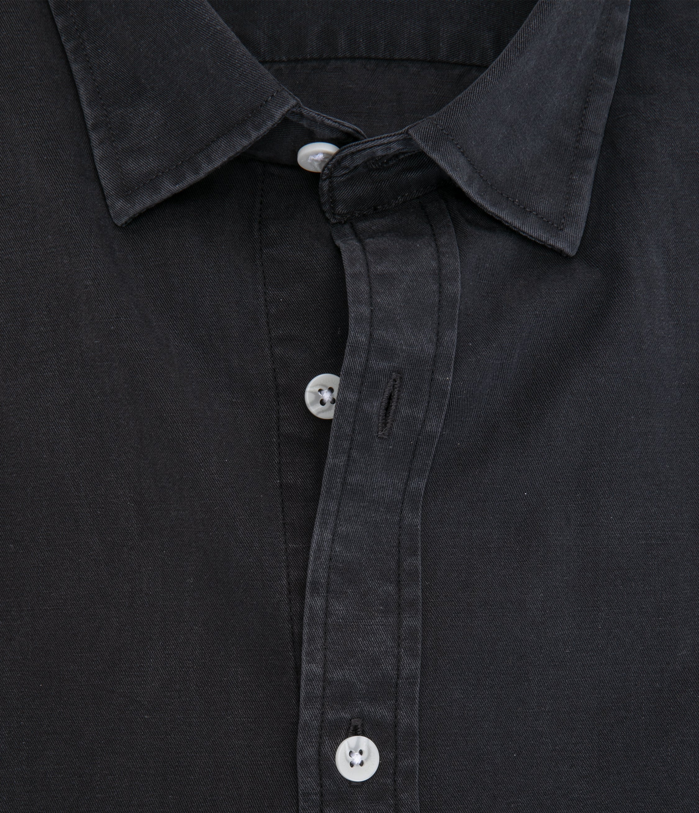 Camisa Hombre Tencell Manga Larga Gris Marengo Leo