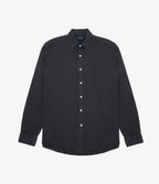 Camisa Hombre Tencell Manga Larga Gris Marengo Leo