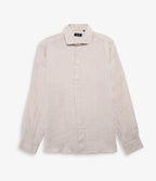 Camisa Hombre Lino Manga Larga Amalfi Beige