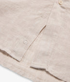 Camisa Hombre Lino Manga Larga Amalfi Beige