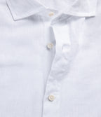 Camisa Hombre Lino Manga Larga Amalfi Blanco