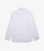 Camisa Hombre Lino Manga Larga Amalfi Blanco