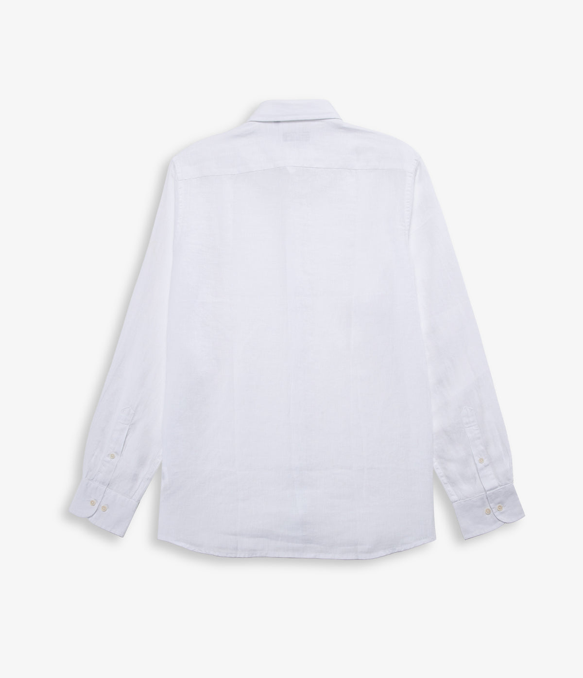 Camisa Hombre Lino Manga Larga Amalfi Blanco