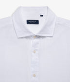 Camisa Hombre Lino Manga Larga Amalfi Blanco