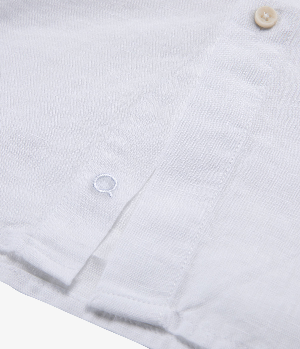 Camisa Hombre Lino Manga Larga Amalfi Blanco