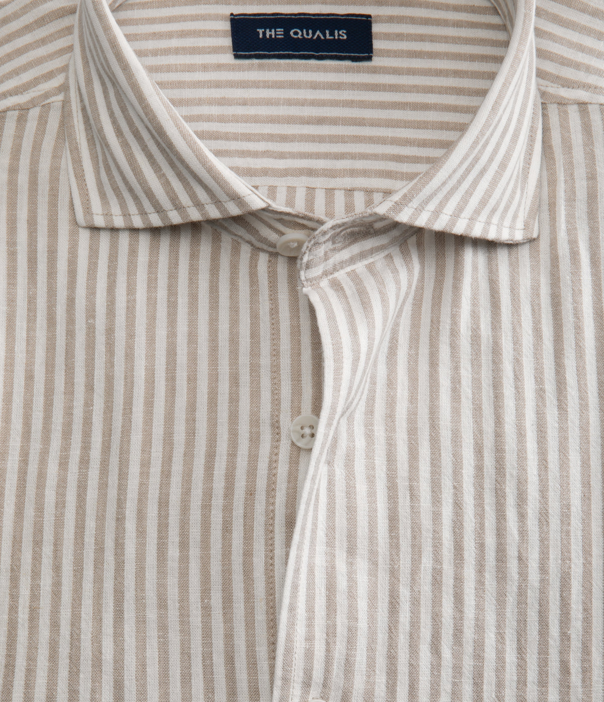 Camisa Hombre Lino Rayon Pitt Beige