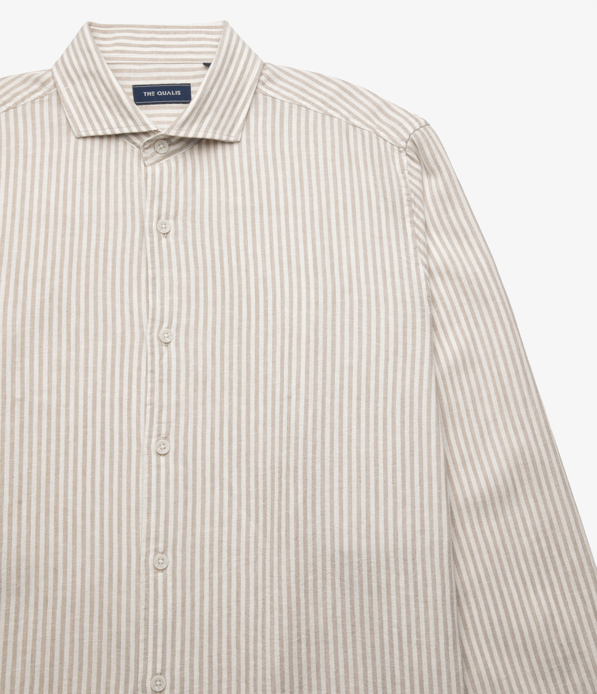 Camisa Hombre Lino Rayon Pitt Beige