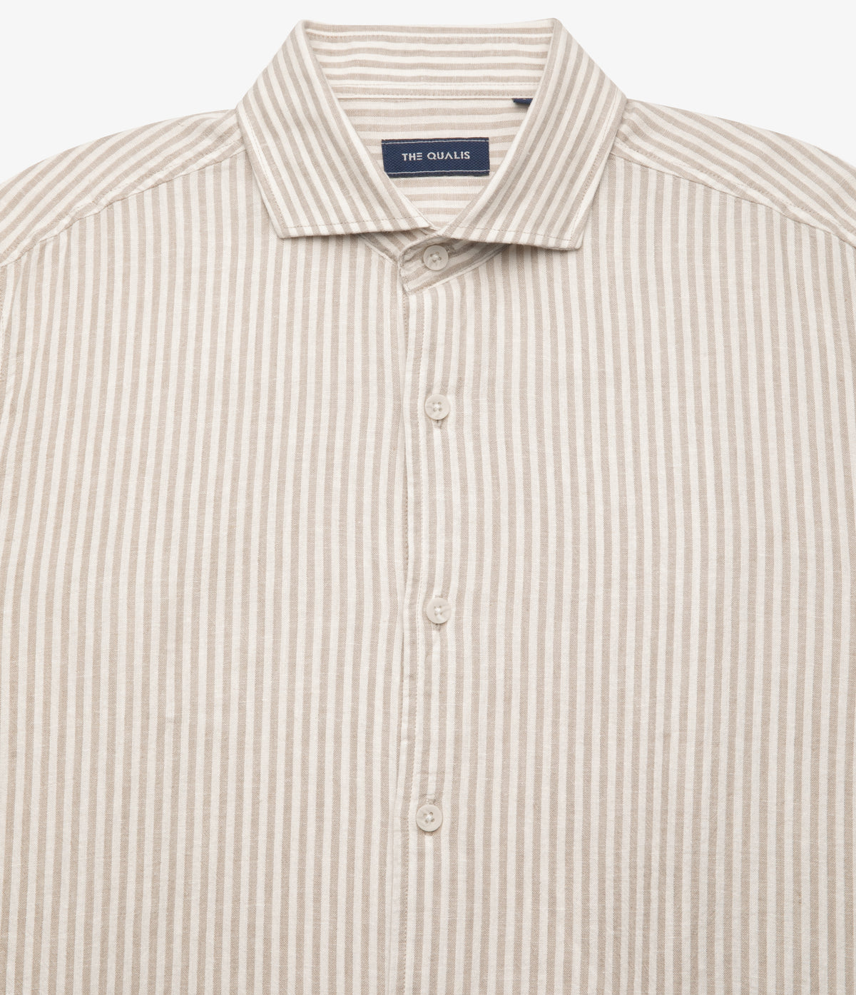 Camisa Hombre Lino Rayon Pitt Beige