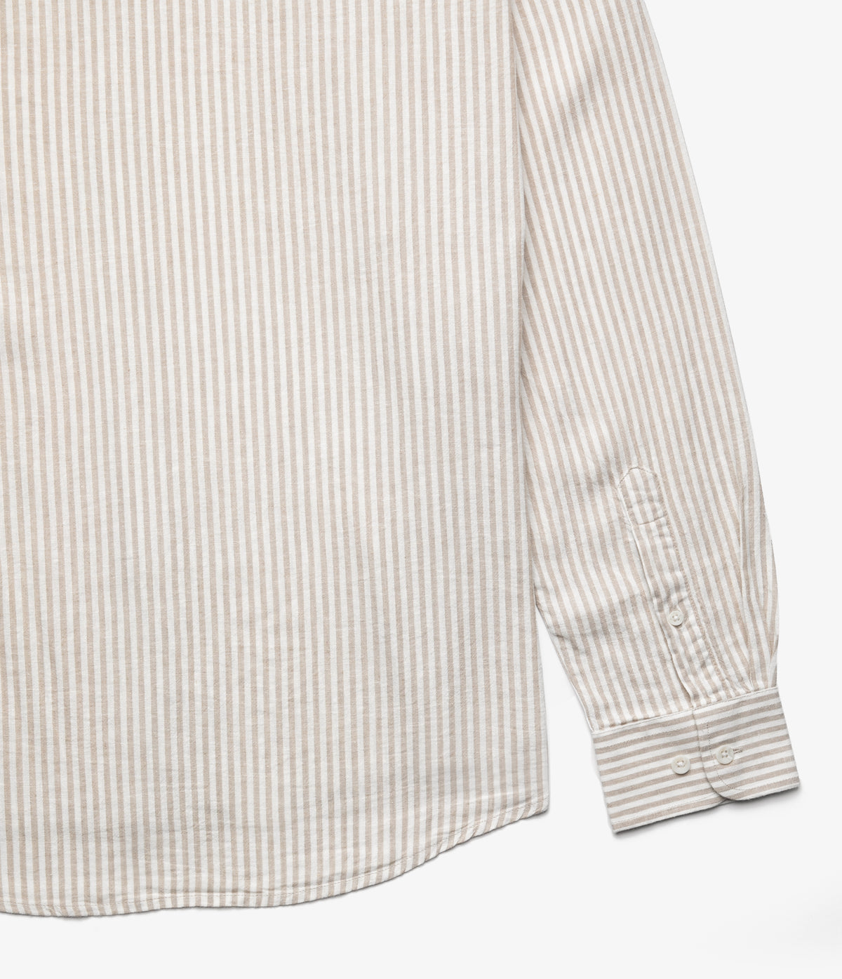 Camisa Hombre Lino Rayon Pitt Beige