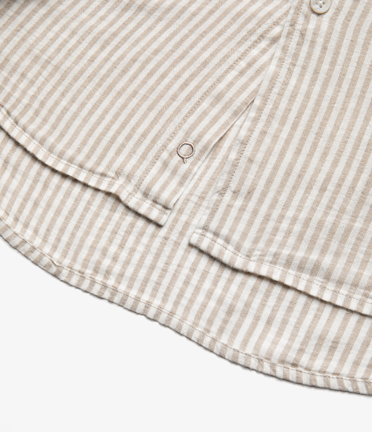 Camisa Hombre Lino Rayon Pitt Beige