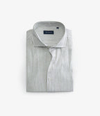 Camisa Hombre Lino Rayon Pitt Verde
