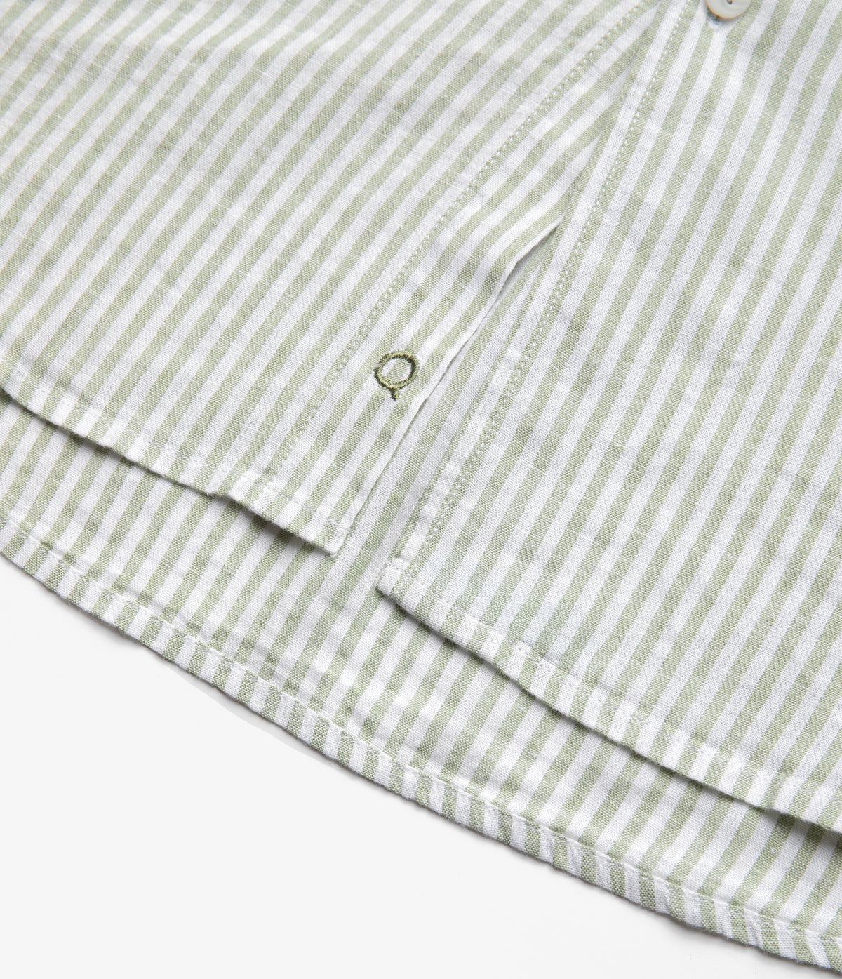 Camisa Hombre Lino Rayon Pitt Verde