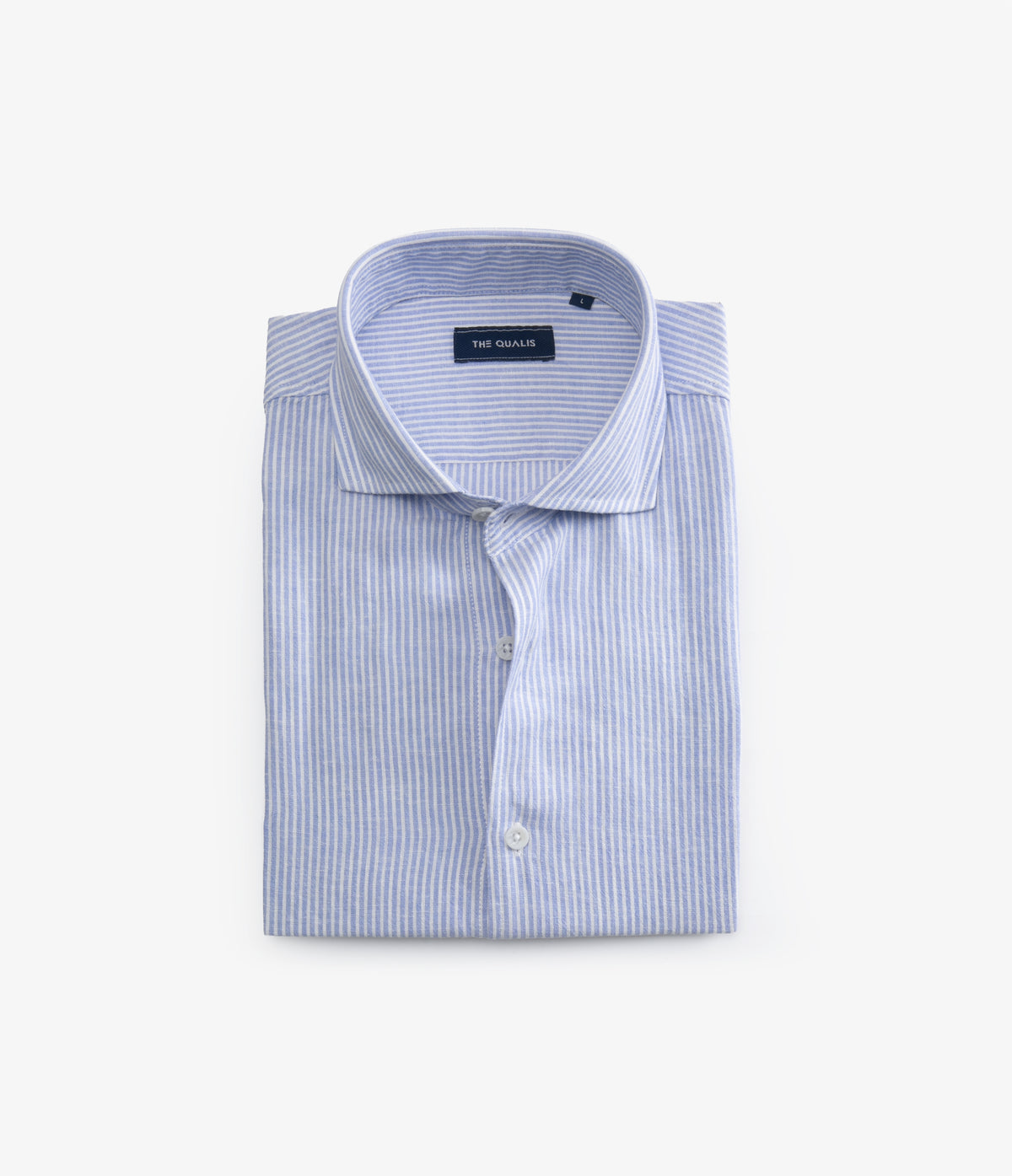 Camisa Hombre Lino Rayon Pitt Azul