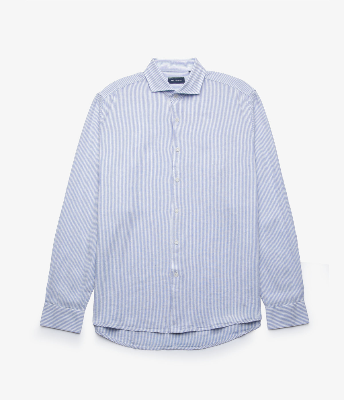Camisa Hombre Lino Rayon Pitt Azul