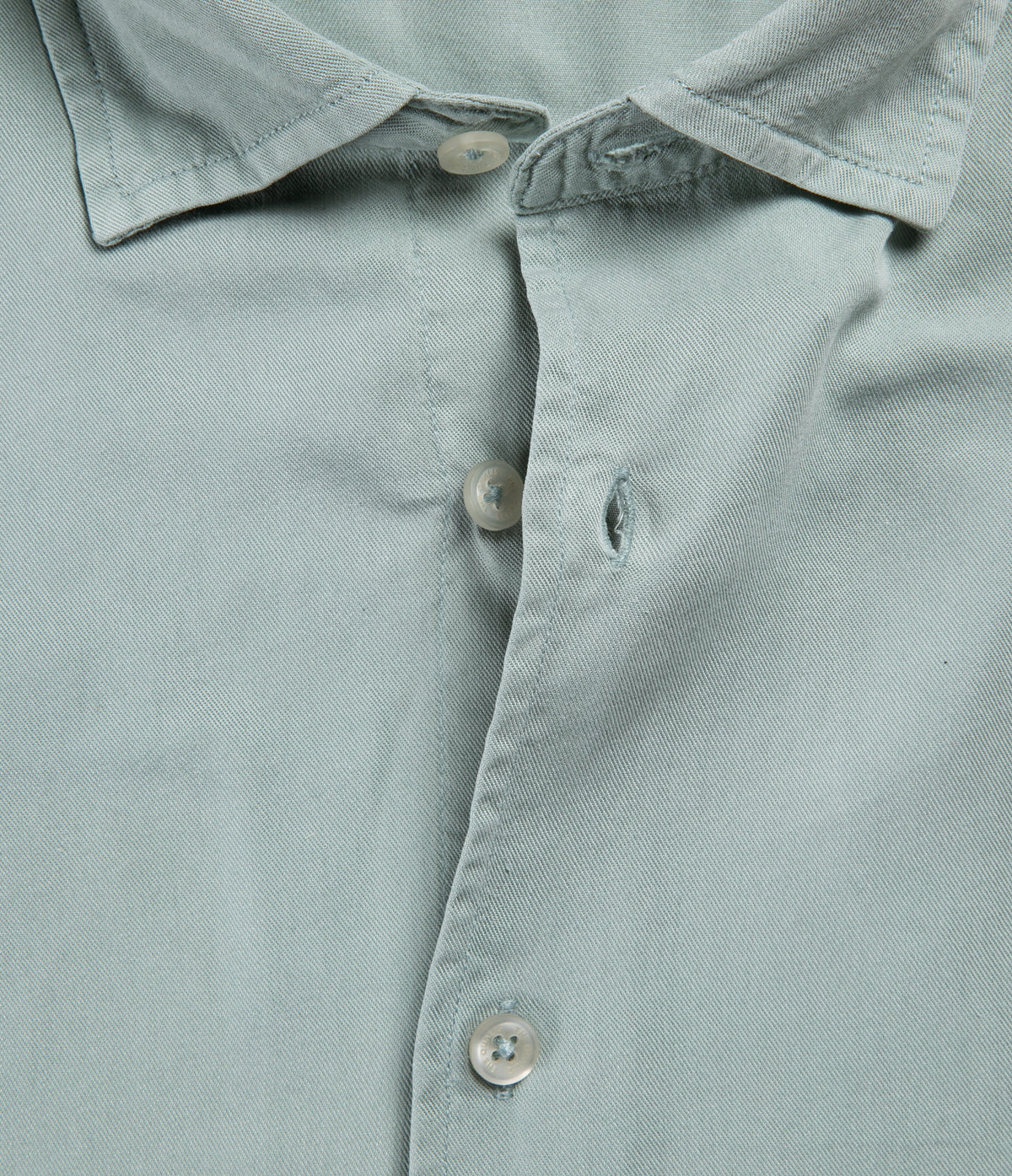 Camisa Hombre Tencel Manga Larga Verde Mark